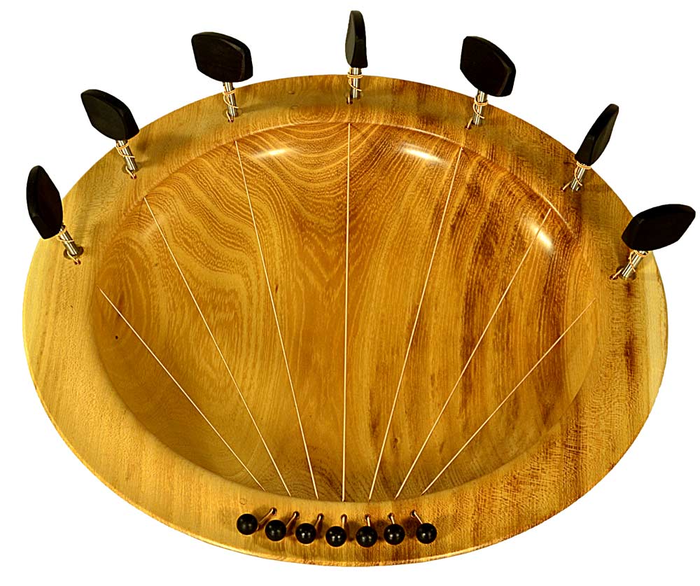 Lyre Bowl In Robinia