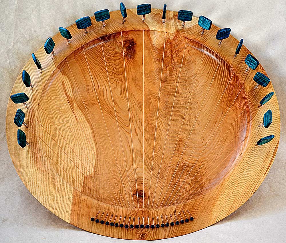 Large Lyre Bowl in Ash