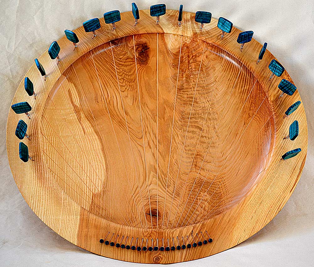 Large Lyre Bowl In Ash