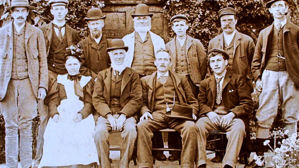 The Garden Team At Heligan, Circa 1912