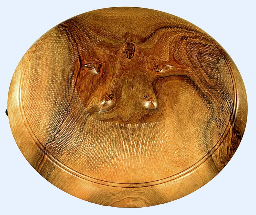 Lyre Bowl in Walnut - Image 5