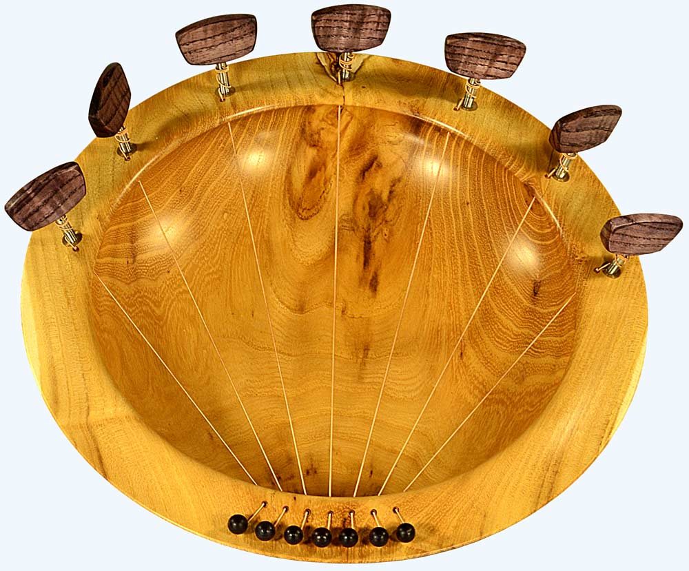 Lyre Bowl in Robinia