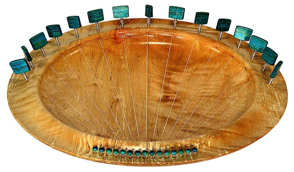 Lyre Bowl in Birch - 15string