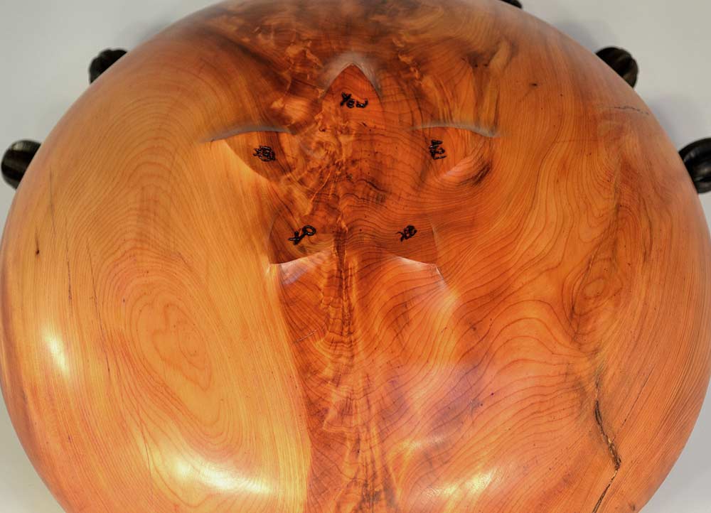 Heart Bowl in Yew - 7 strings - Image 3