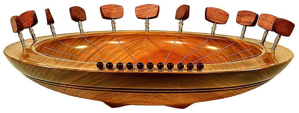 Lyre Bowl in Cherry - 11 strings - Image 3