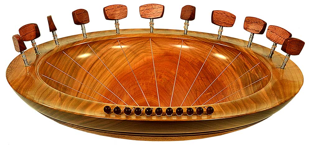 Lyre Bowl in Cherry - 11 strings - Image 4