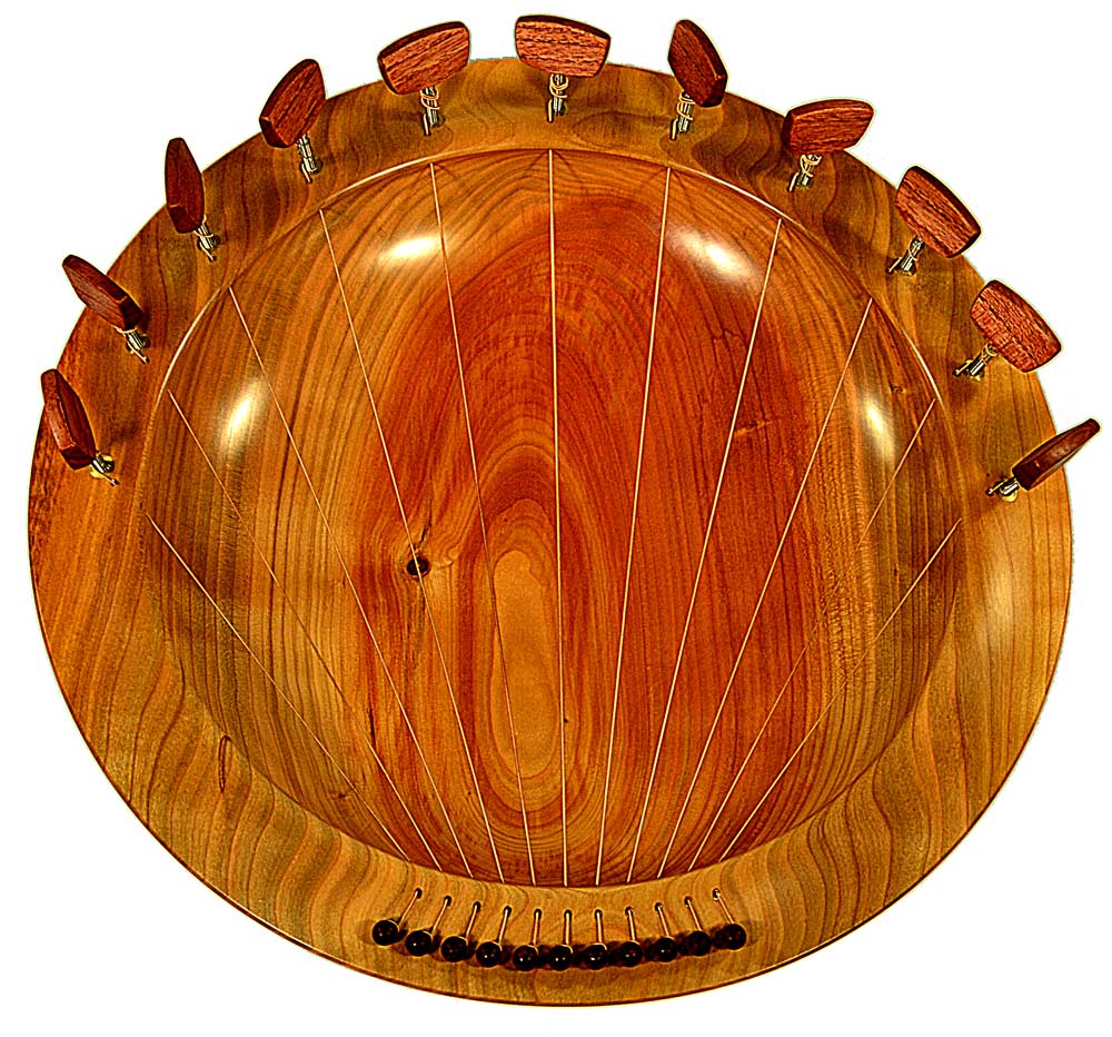 Lyre Bowl in Cherry - 11 strings - Image 5